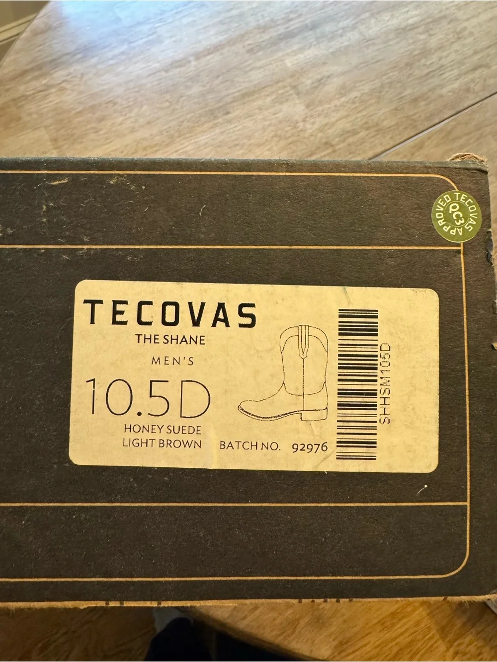 Tecovas Men's Suede Western Boots in Chestnut Brown